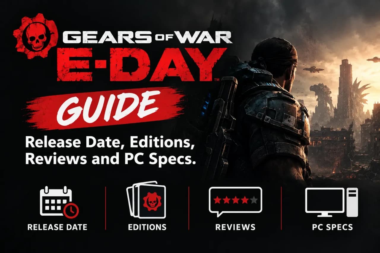 Gears of War: E-Day Guide: Release Date, Editions, Reviews and PC Specs